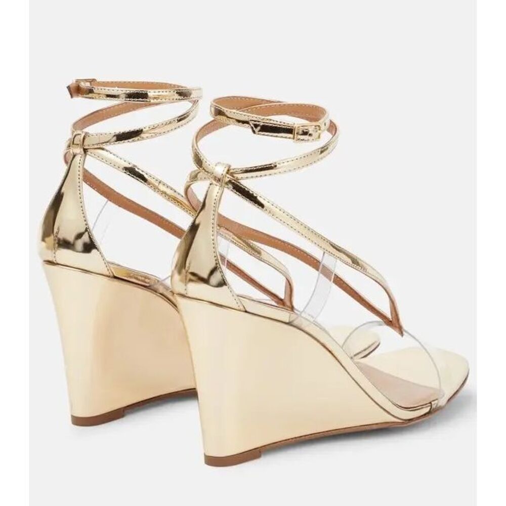AQUAZZURA Illusions 85 Wedge Sandals Size EU38/US8 $750_7